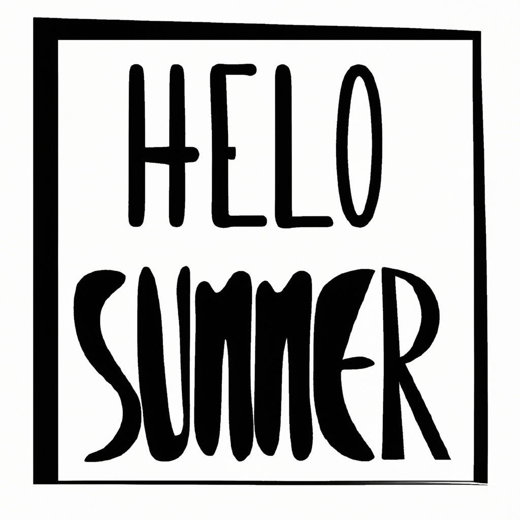 free hello summer svg
