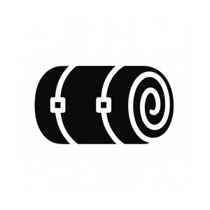 Free sleeping bag SVG cut file — download at VectorVibez.com