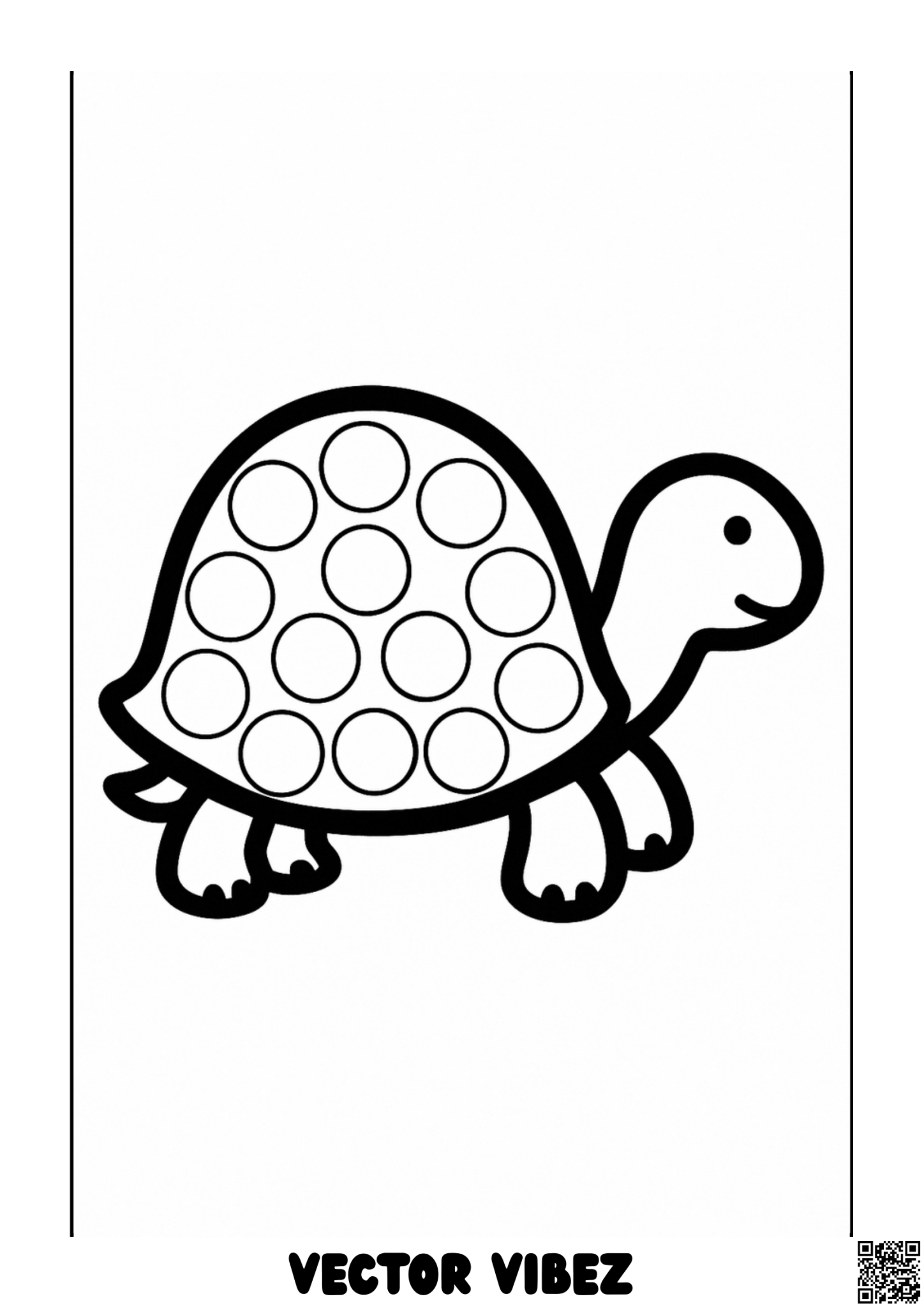 Dot-marker turtle, no beach ball
