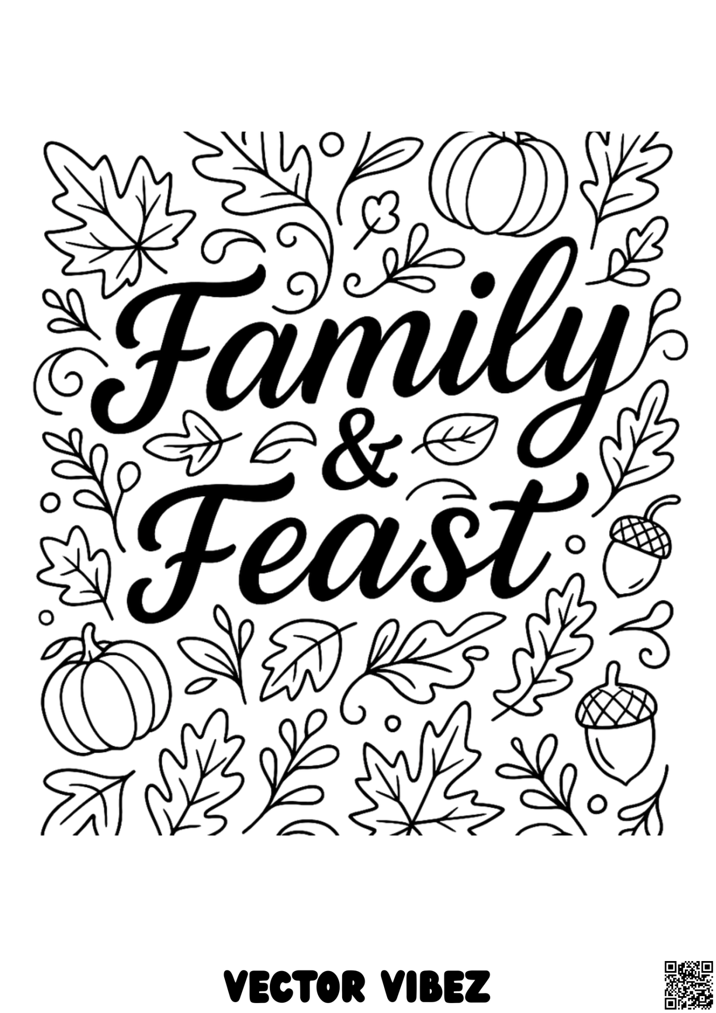 Free printable family toasting at thanksgiving table coloring page for kids — download and print free at VectorVibez.com