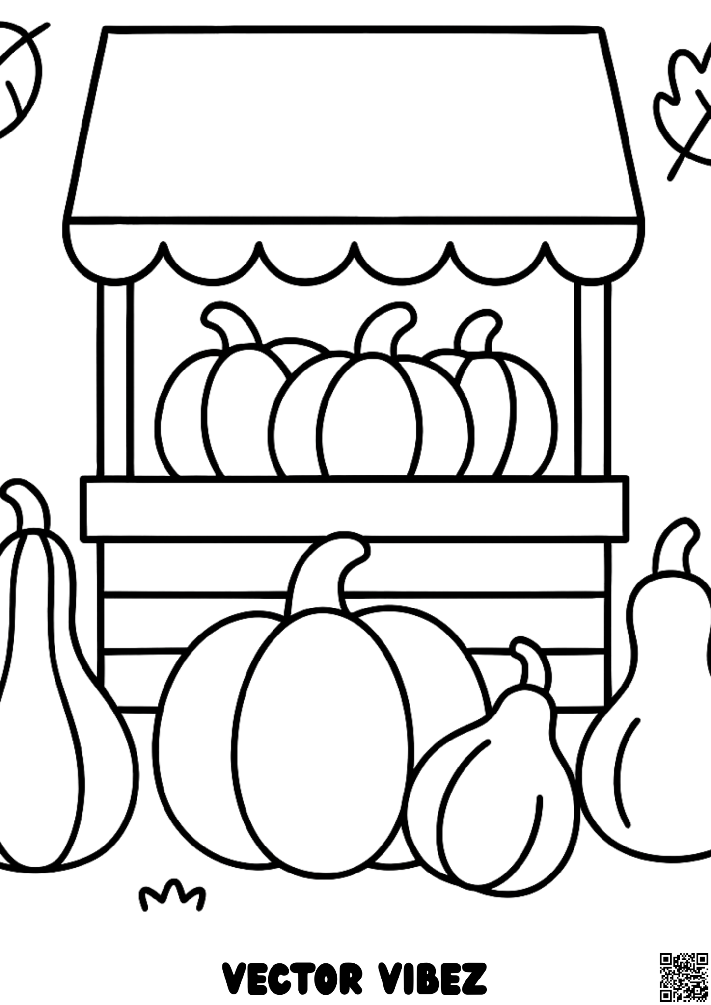 Pumpkin market stand